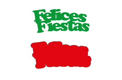 Cartel Felices Fiestas - Imagen 2