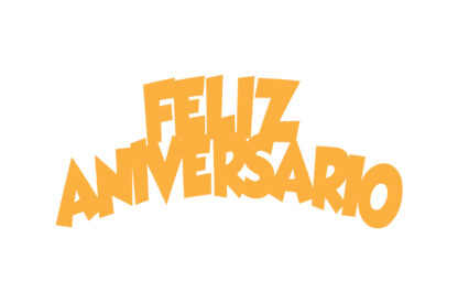 Cartel Feliz Aniversario - Imagen 2